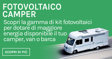 Kit fotovoltaici per camper e nautica